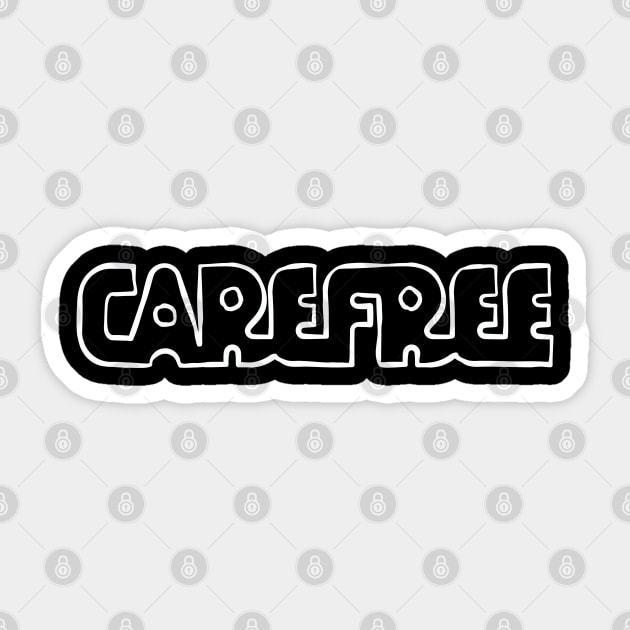 Carefree Sticker by lents